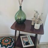 Side table or server on vintage casters