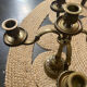 Bougeoirs bronze 4 branches