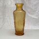 Italian vase in amber colored glass around the 1970s dimension -H-32,5cm L-14cm-