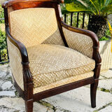 Mobilier de salon en Acajou Massif D’époque Empire