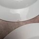Set of 9 deep plates Terre de Fer St Amand model Andrinople