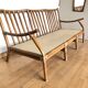 Banquette rotin vintage