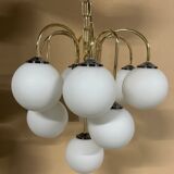 Midcentury chandelier made by Kamenicky Senov, designed by Jaroslav Bejvl 1960s