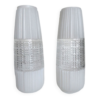 Set of two lamp glasses