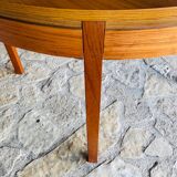 Extendable dining table in teak, butterfly extension by Van Pelt circa 1960.