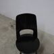 Pair of Baumann Montdor model chairs restored black 1980