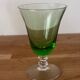 Vintage set of 3 coloured aperitif glasses