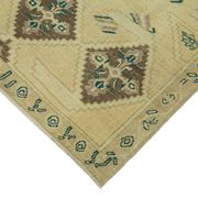 1960s handmade oriental beige rug 154 cm x 247 cm