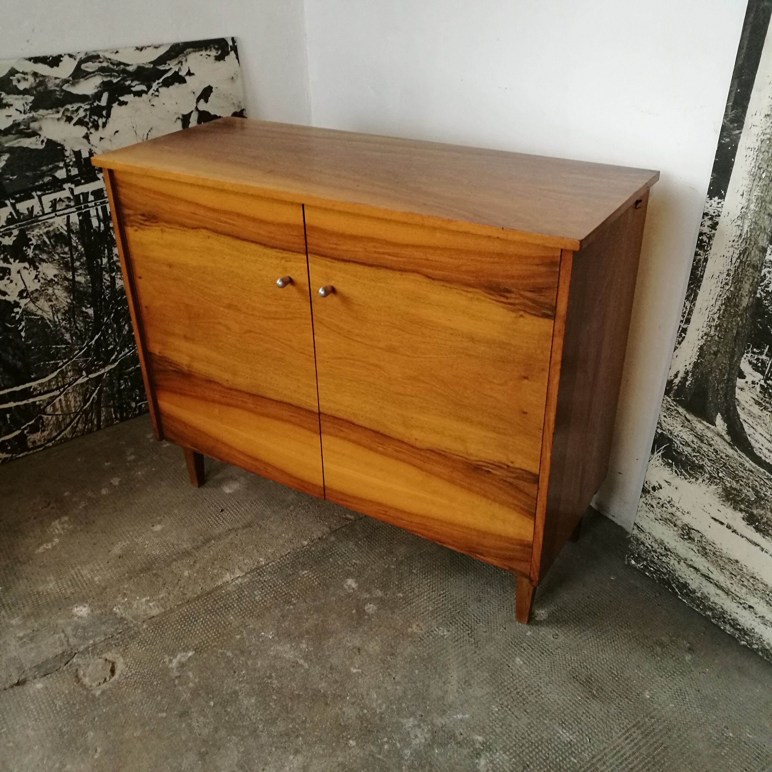 Vintage wooden storage furniture