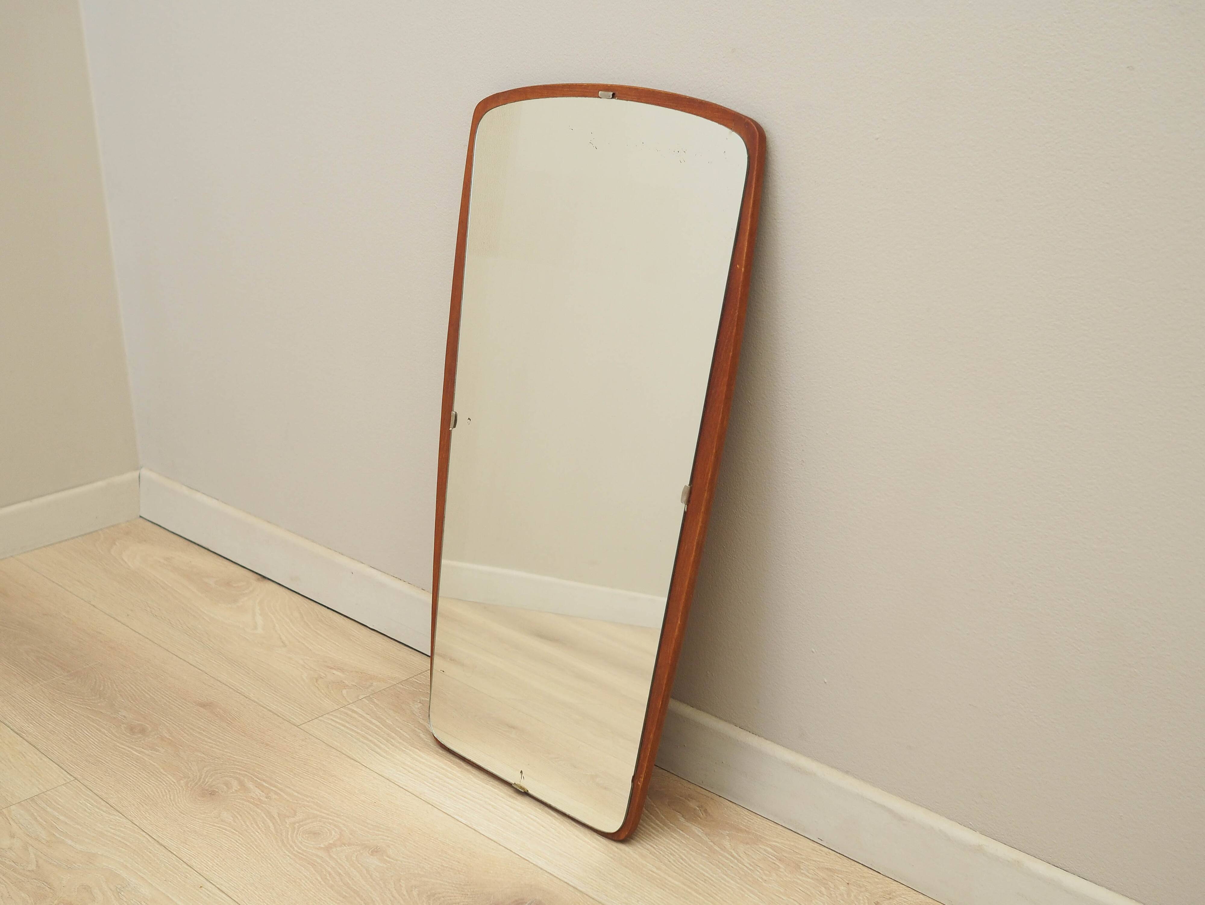 Mirror in teak frame, Danish design, 1970s, production: Denmark