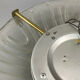 Flush Mount Ceiling Light Ice Glass Hillebrand 60s