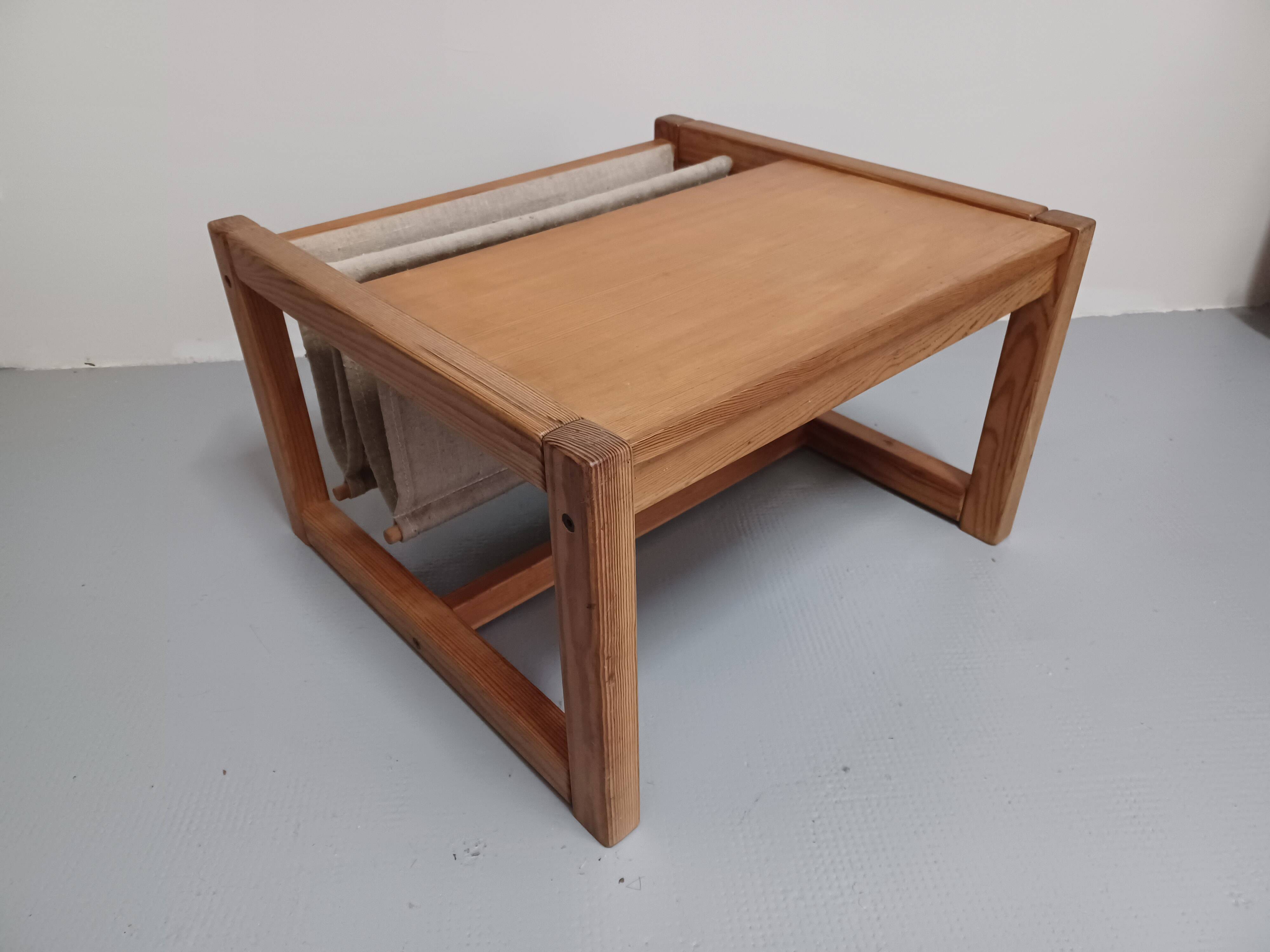 Coffee table, magazine rack, Karin Mobring, Ikea 70's