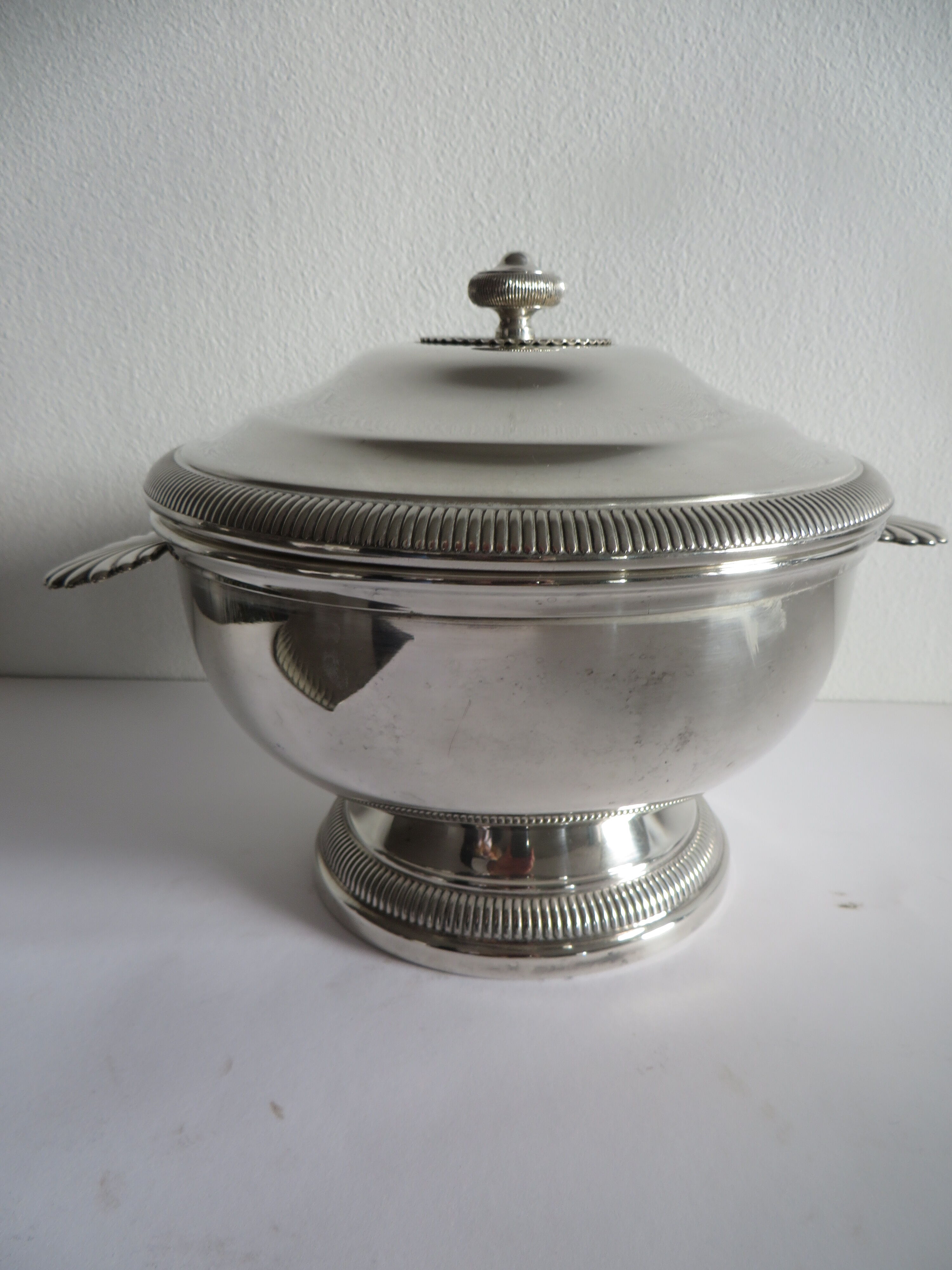 vegetable/small silver metal soup kitchen