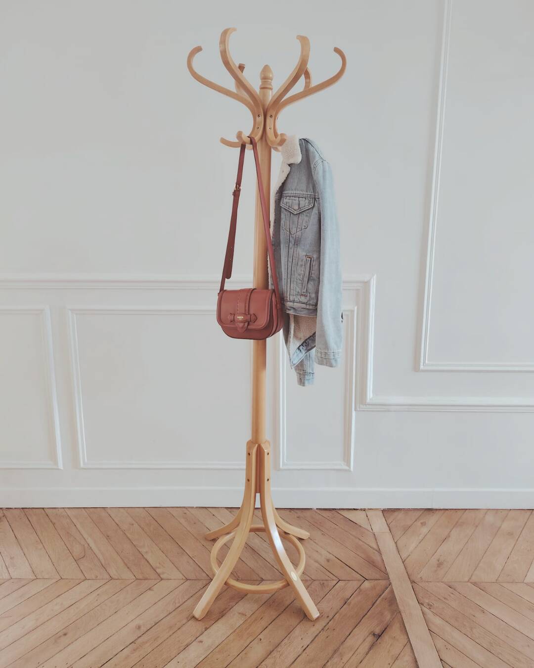 Porte-manteau perroquet Baumann, années 50-70