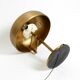 Extraordinary heavy 1960s XXL brass table lamp by Staff with a swivel joint