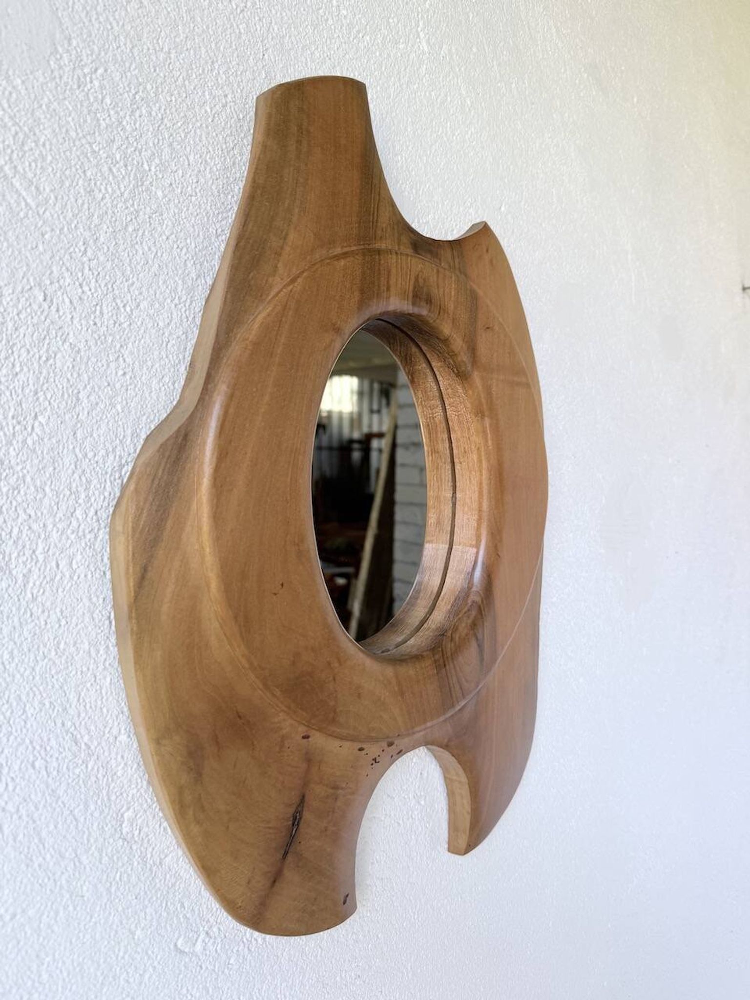 Organic walnut mirror 1960