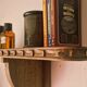 Solid oak wall shelf - Rustic Louis XVI style