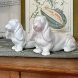 Pair of ceramic dogs