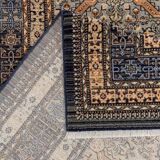 Blue and beige Persian rug ANNA