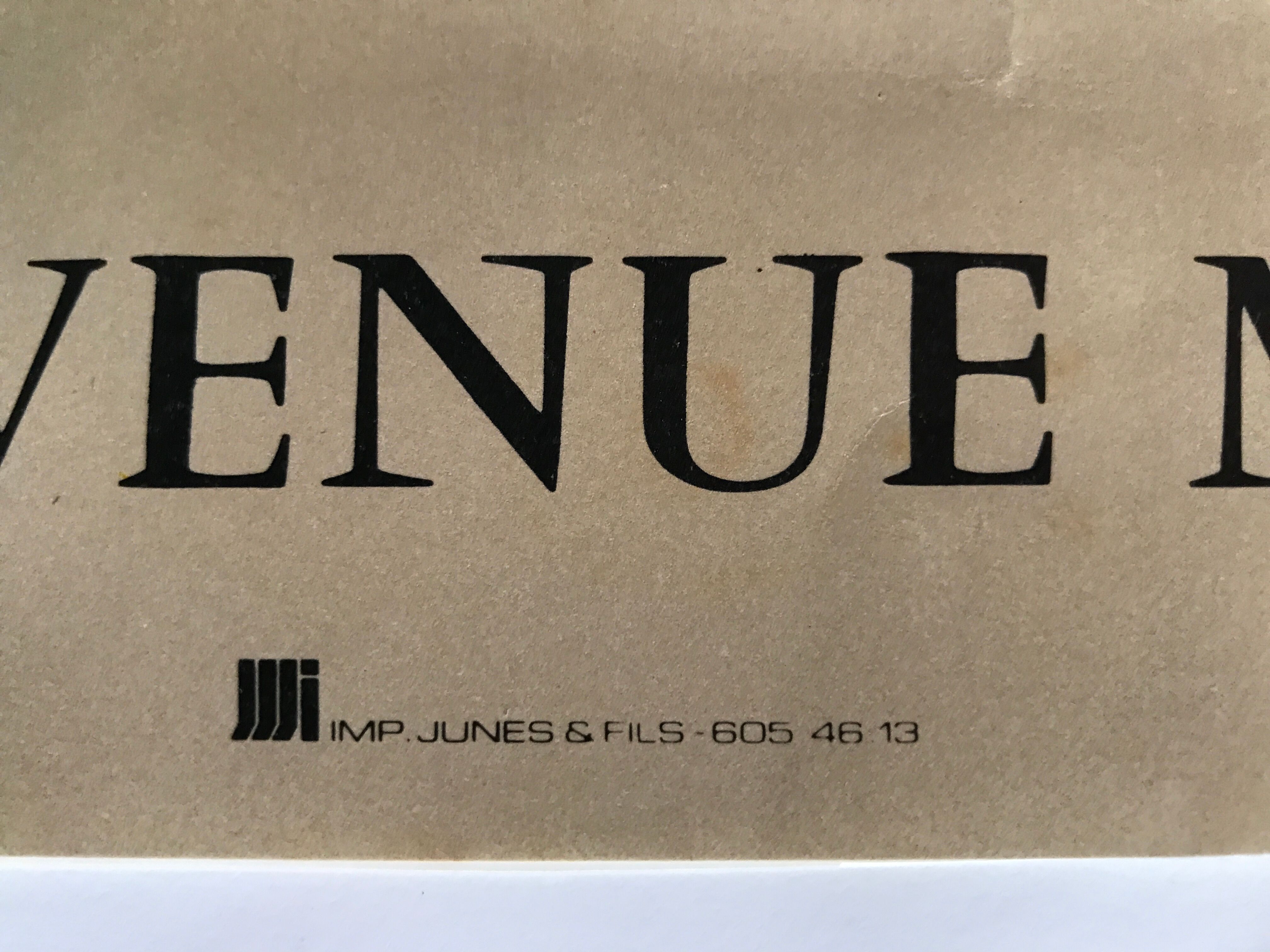 Maurice Brianchon recent works galerie yoshii 1974. original exhibition poster