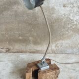Vintage table lamp, machine lamp, factory lamp