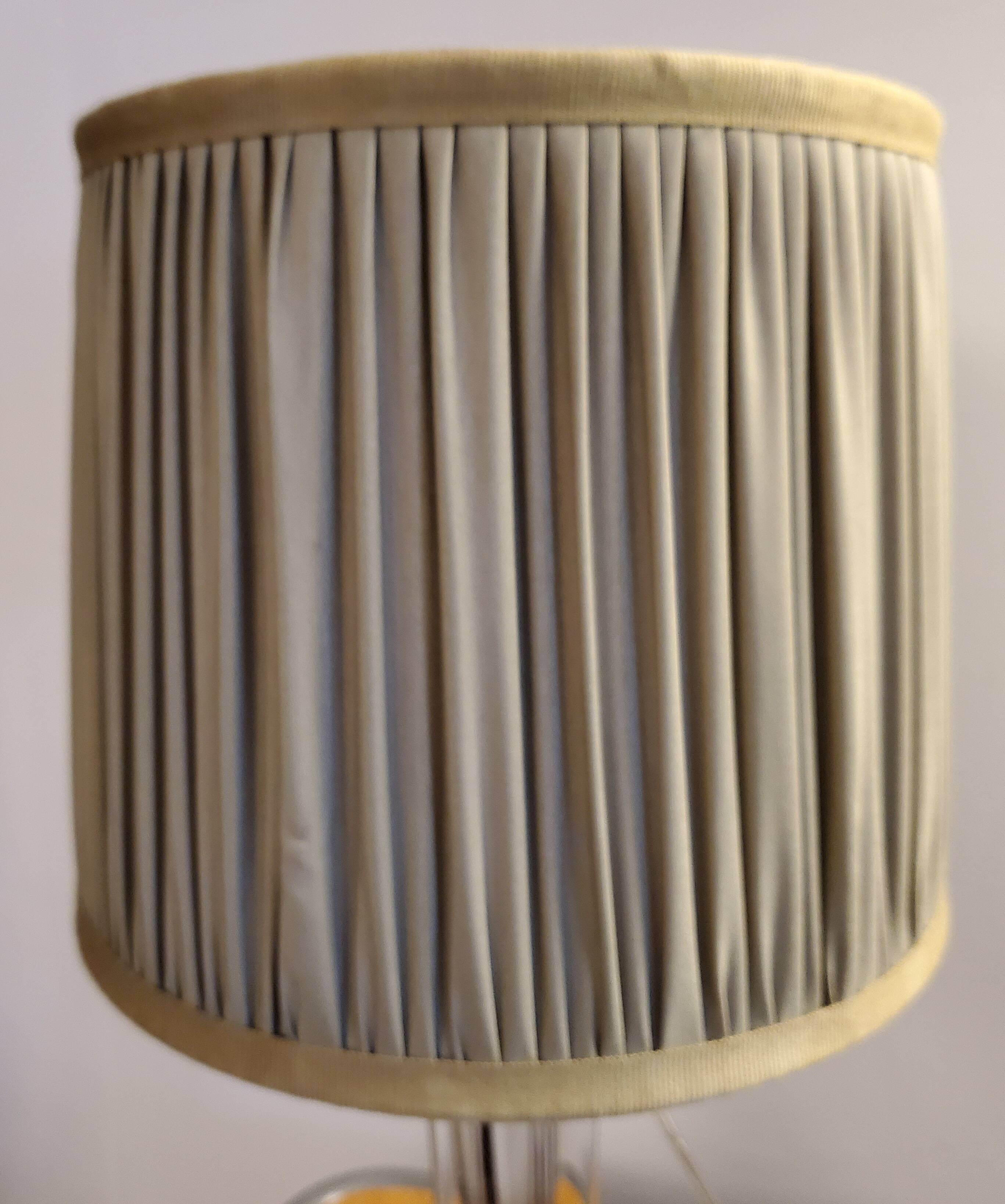 70's Crystal Foot Lamp