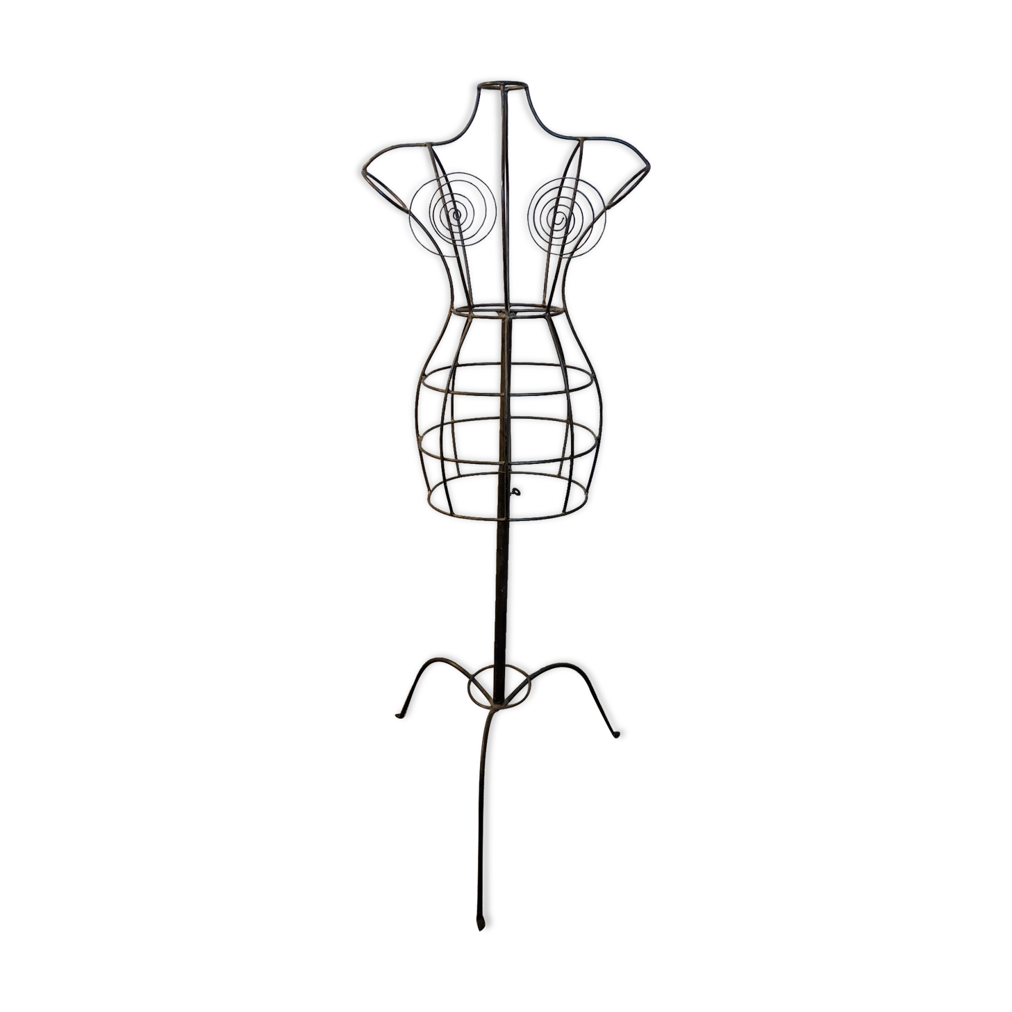 Adjustable metal mannaquin