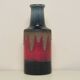 vase vintage rouge et gris-bleu Allemagne de l'Ouest VEB Handelsleben