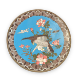 Plat en émail cloisonné Japon XIXeme