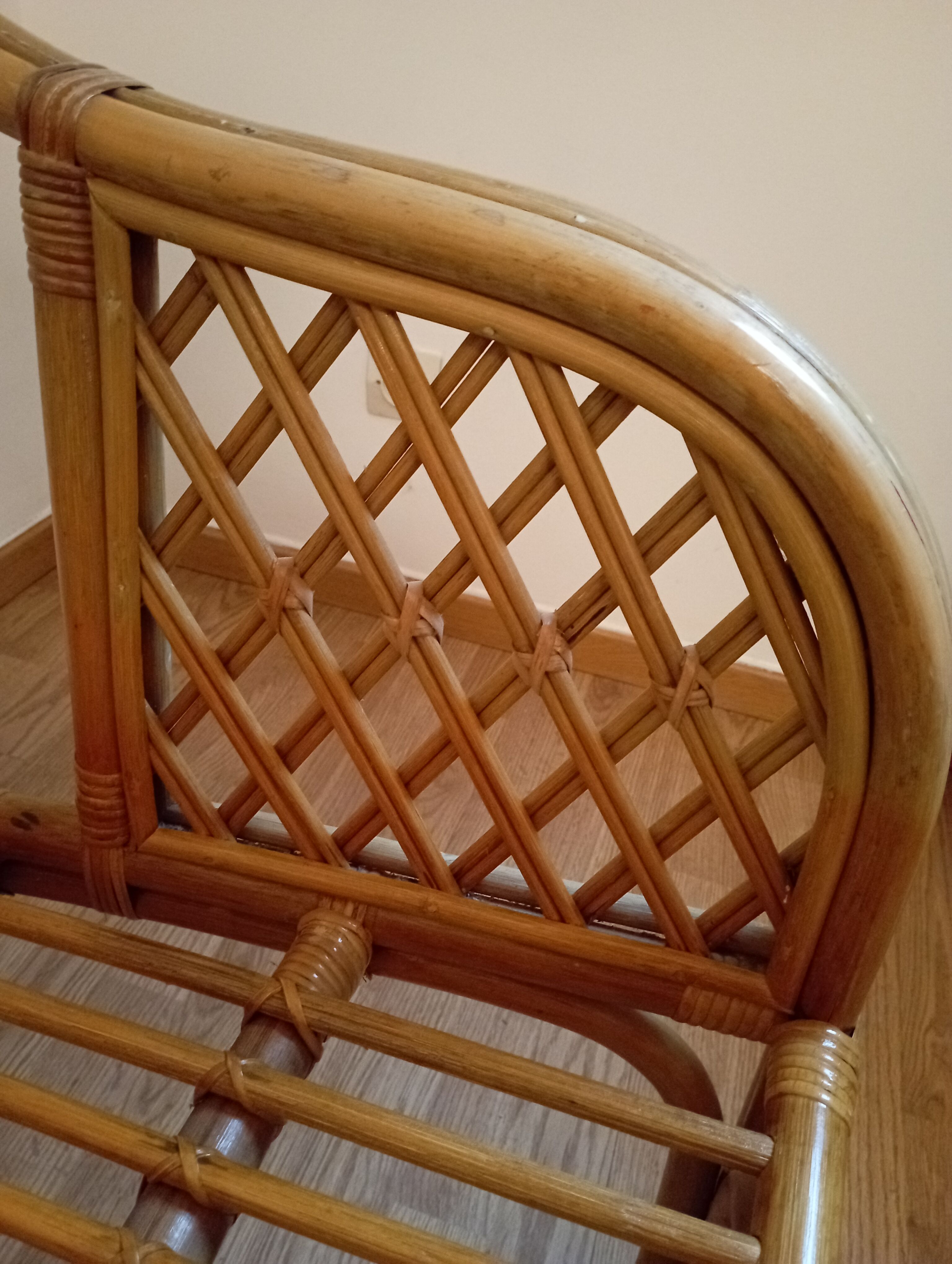 Wicker & rattan sofa