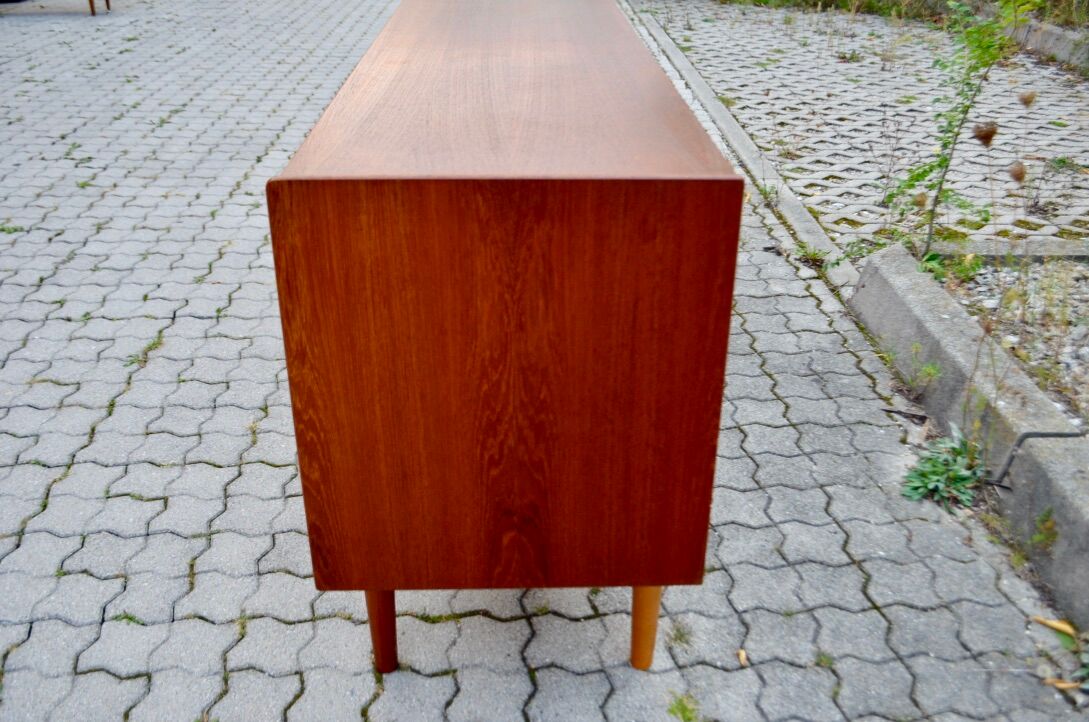 DAnish Modern Teak Model Trio Sideboard by Nils Jonsson for Hugo Troeds, 1960s