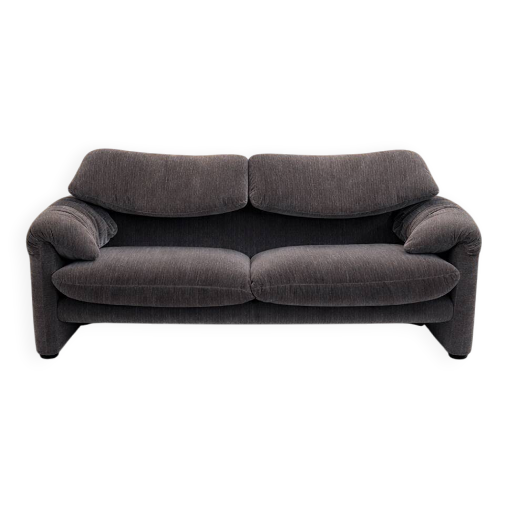 Canapé  maralunga cassina vico magistretti première edition 1973 alpaga
