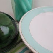 Coupe sur pied en porcelaine