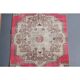 Vintage Turkish Hand-Knotted Wool Cotton Pink Runner Rug 105x228