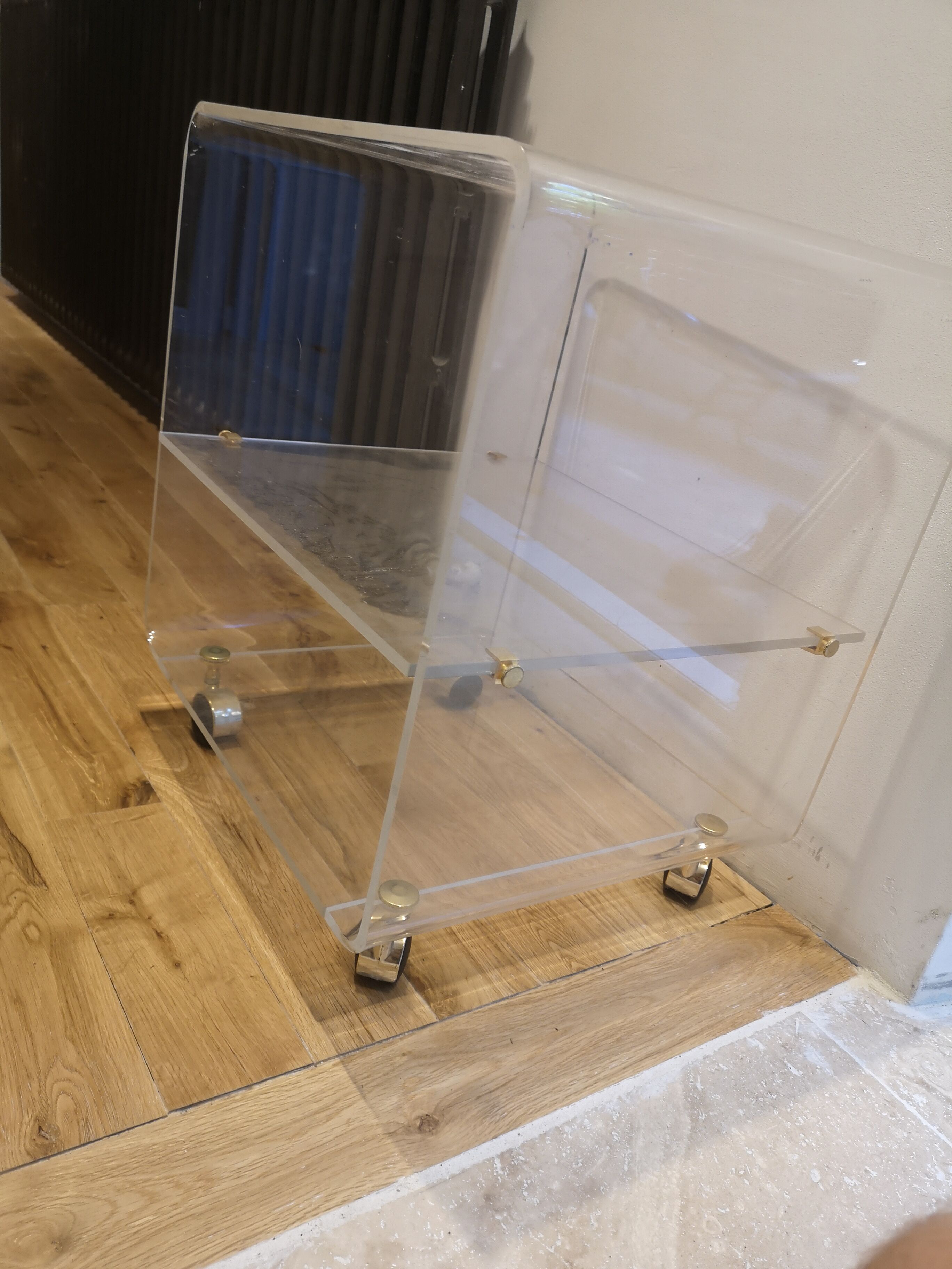 Bedside table or platinum door and vinyls