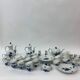 Set of Royal Copenhagen blue flower braided crockery