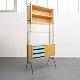 Etagère avec caisson de rangement, années 60