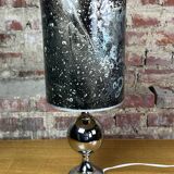 Vintage 70'S chrome metal lamp