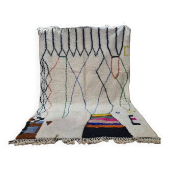 300x200 cm Beni ouarain rug, Moroccan handcrafted