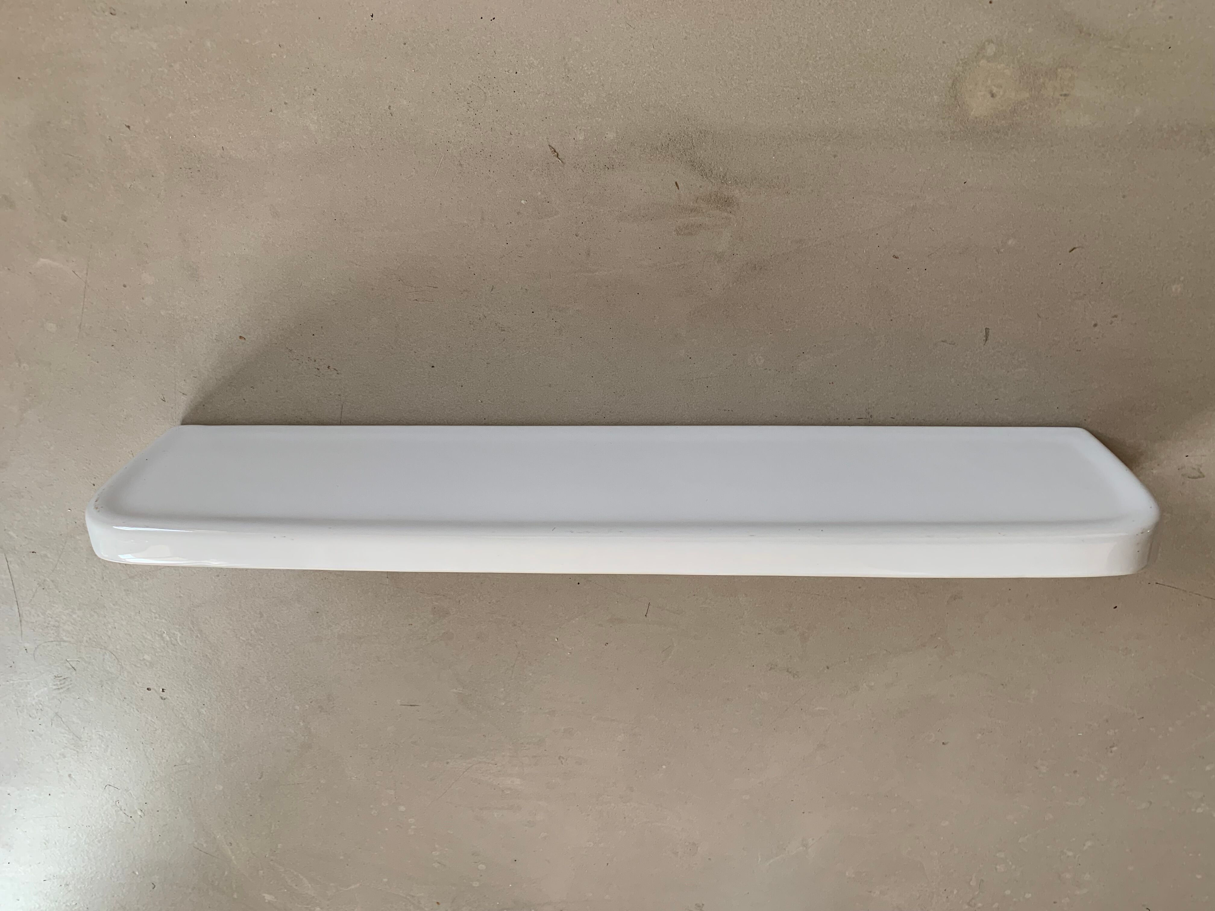 Antique bathroom shelf