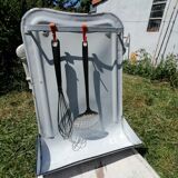 Enamelled sheet metal utensil holder