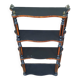 Etagere murale en bois noirci