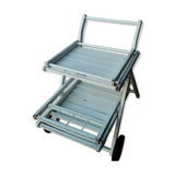 70s wooden folding dessert