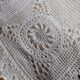 Dessus de lit ancien en crochet fait main