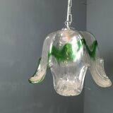 Suspension en verre de Murano, pour Mazzega, années 1960