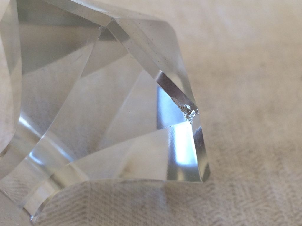 Small carafe in Glass and MASSIF ARGENT - MINERVE