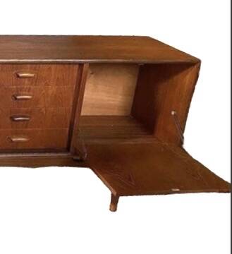 Vintage Scandinavian sideboard, Teak sideboard from the 60s, 70s