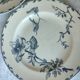 6 “Oxford” ironstone dessert plates from Choisy le Roi