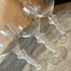 Service de 12 verres à pied sculptural féminin