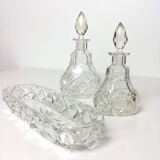 Nécessaire de toilette en cristal